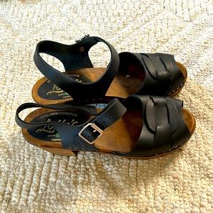 Lotta From Stockholm Black Sandals - Size 40